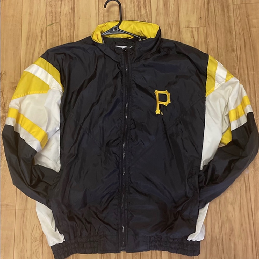 Vintage Pittsburgh Pirates Windbreaker Jacket Size Large
